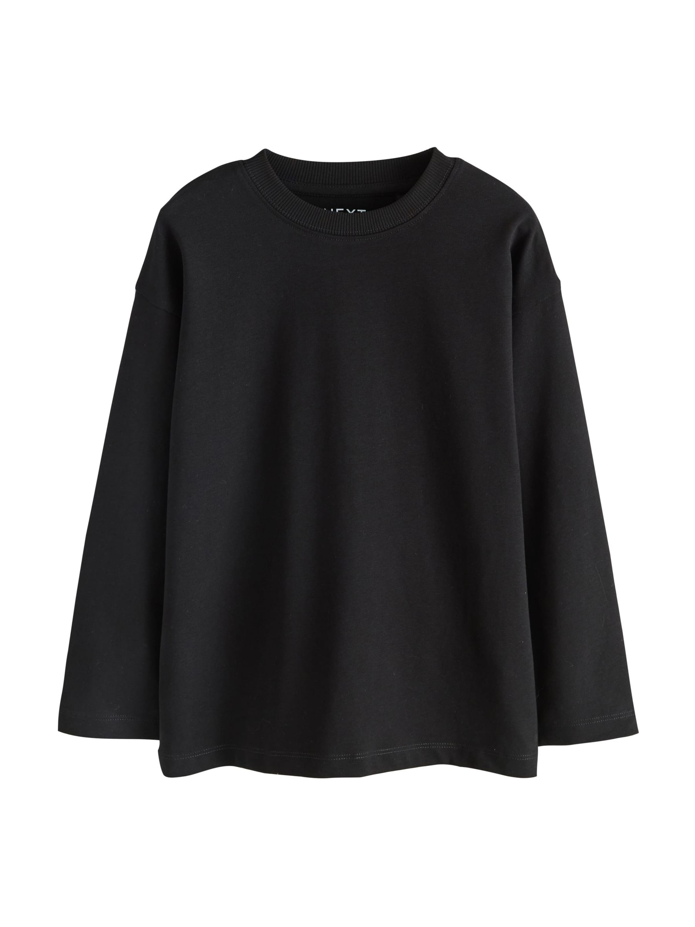 Next Shirt in Zwart: voorkant