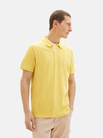 TOM TAILOR Poloshirt in Gelb