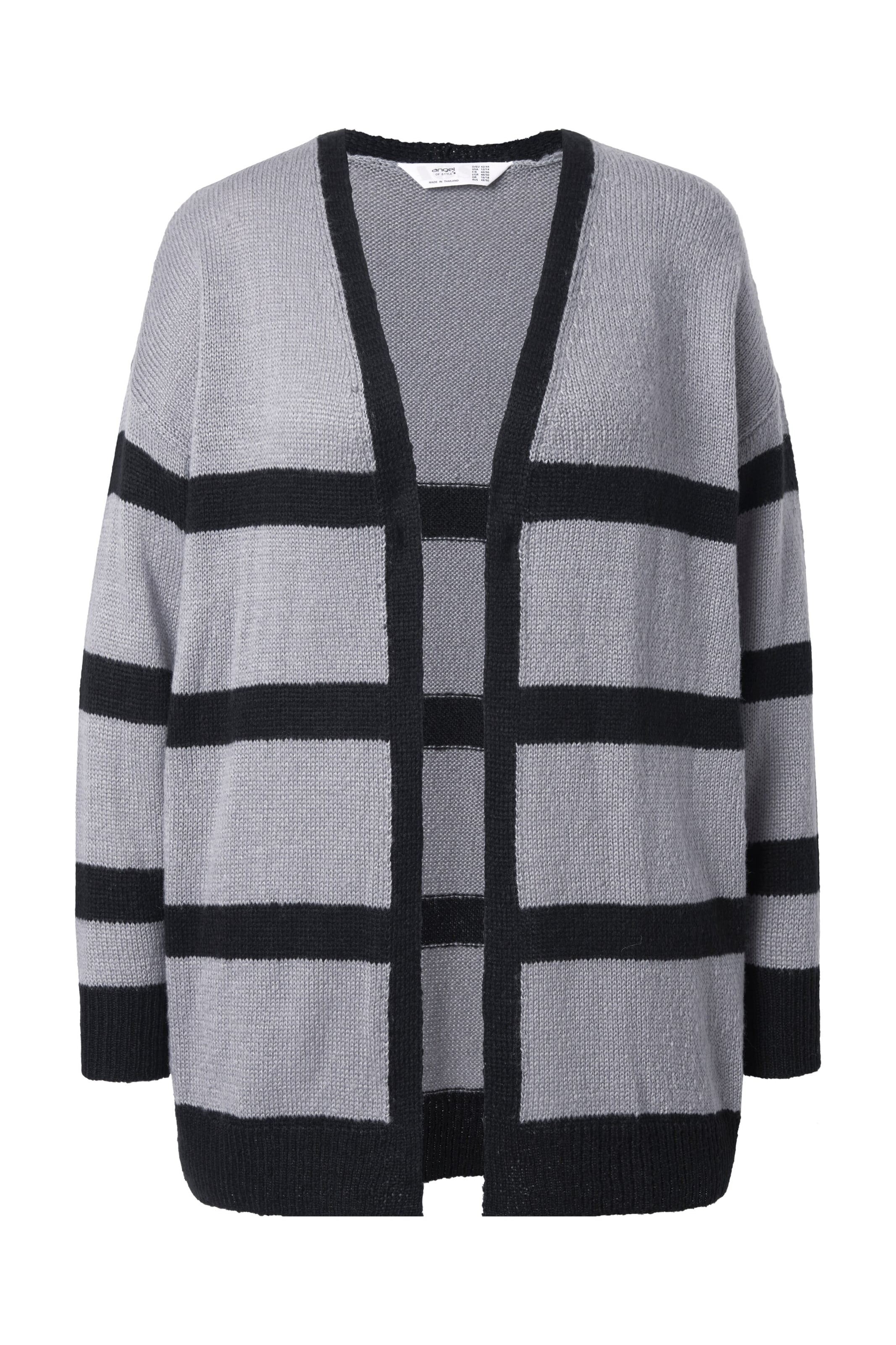 Angel of Style Knit cardigan in Grey: front