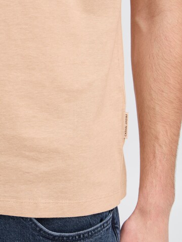 Casual Friday Shirt ' CFTHOR micro striped tee ' in Beige