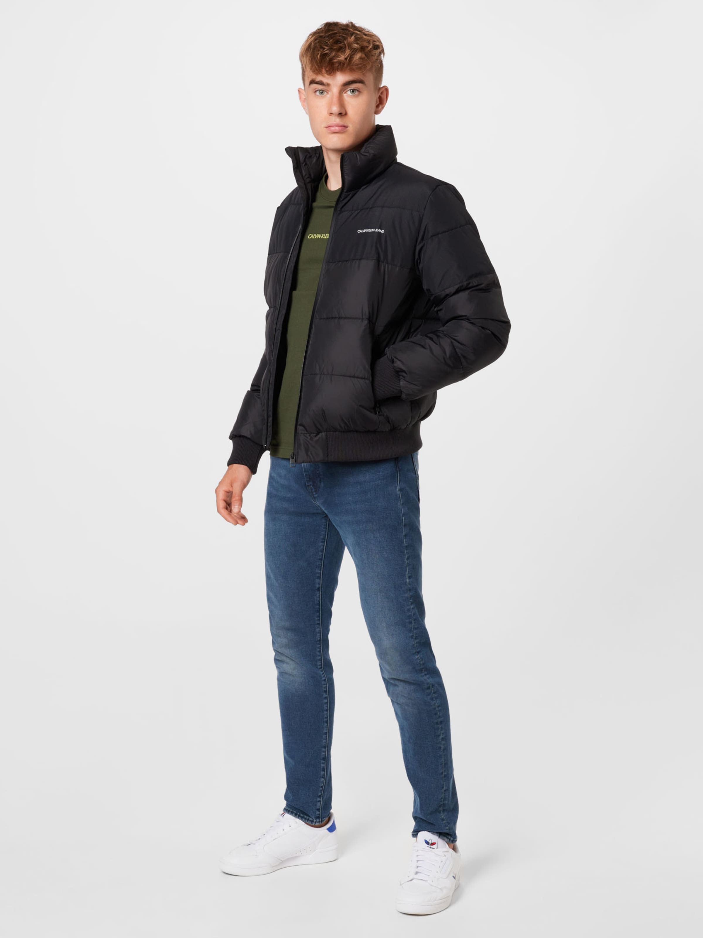 Männer Jacken Calvin Klein Jeans Steppjacke in Schwarz - QC90487