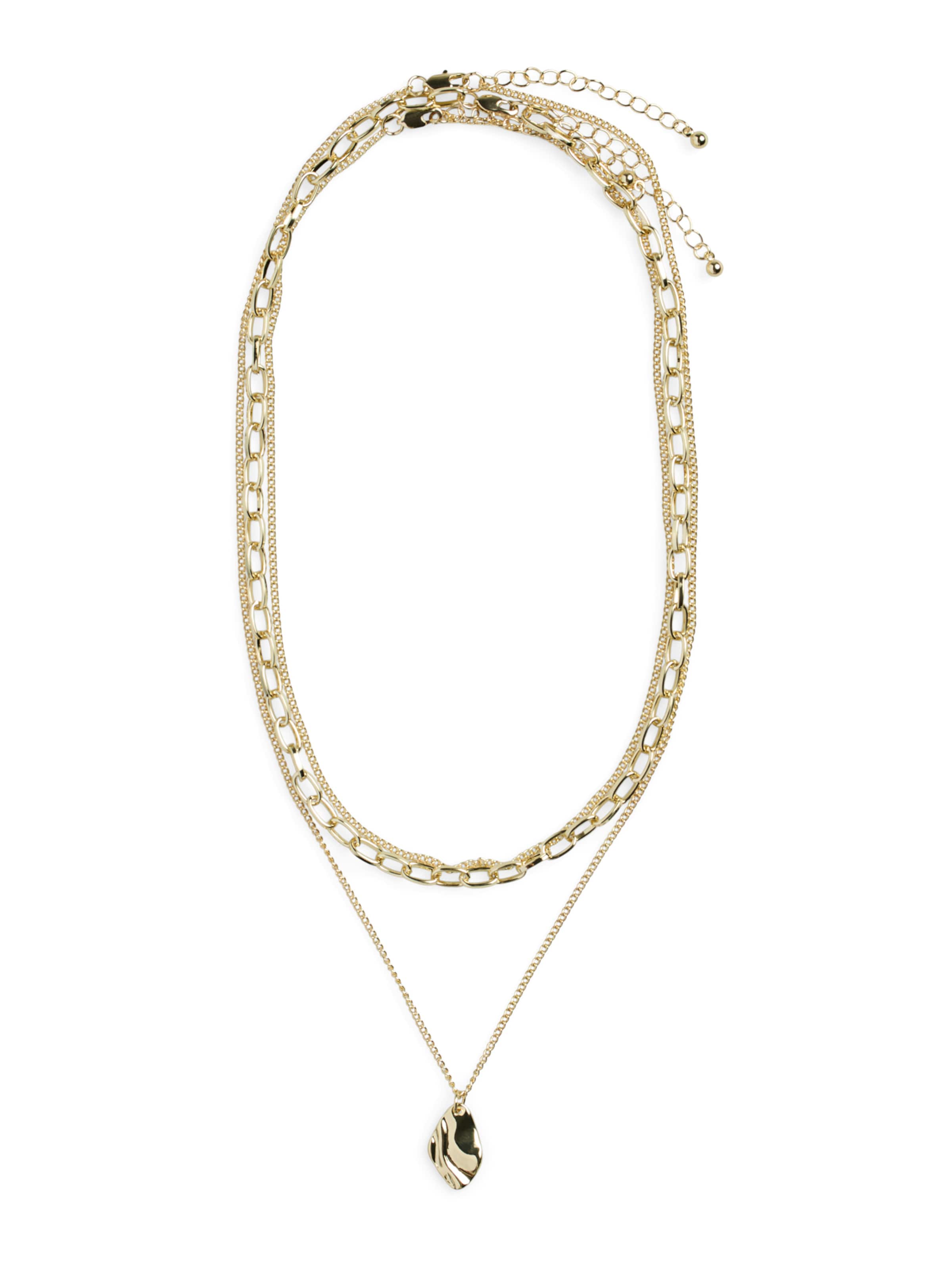 PIECES Necklace 'PCSINA' in Gold: front