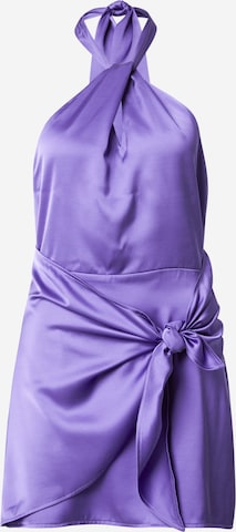 Robe de cocktail MYLAVIE by Sarah Harrison en violet : devant