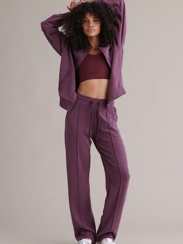 Wide Leg Pantalon de sport 'Lux' Hey Honey en violet