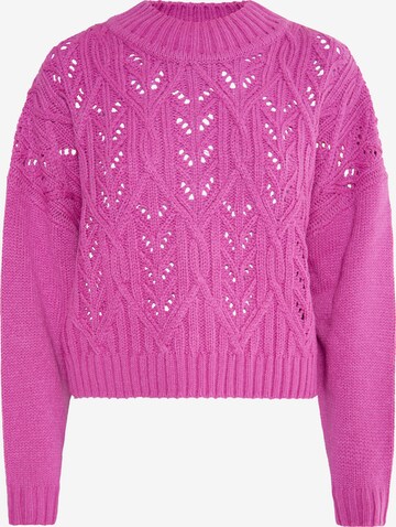 Pull-over IZIA en rose : devant