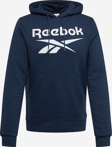 Reebok Sport Αθλητική μπλούζα φούτερ σε μπλε: μπροστά
