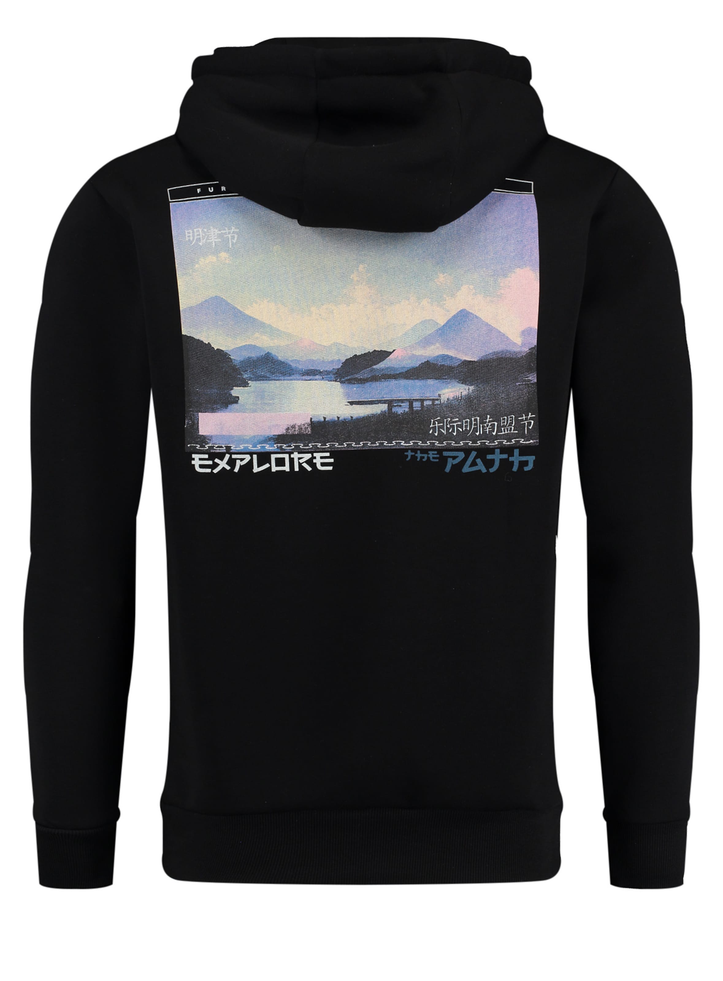 Key Largo Mikina 'DISTANCE' – černá