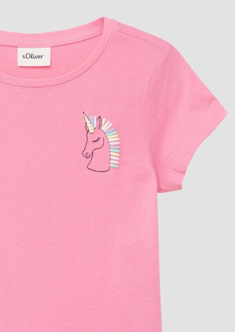T-Shirt s.Oliver en rose