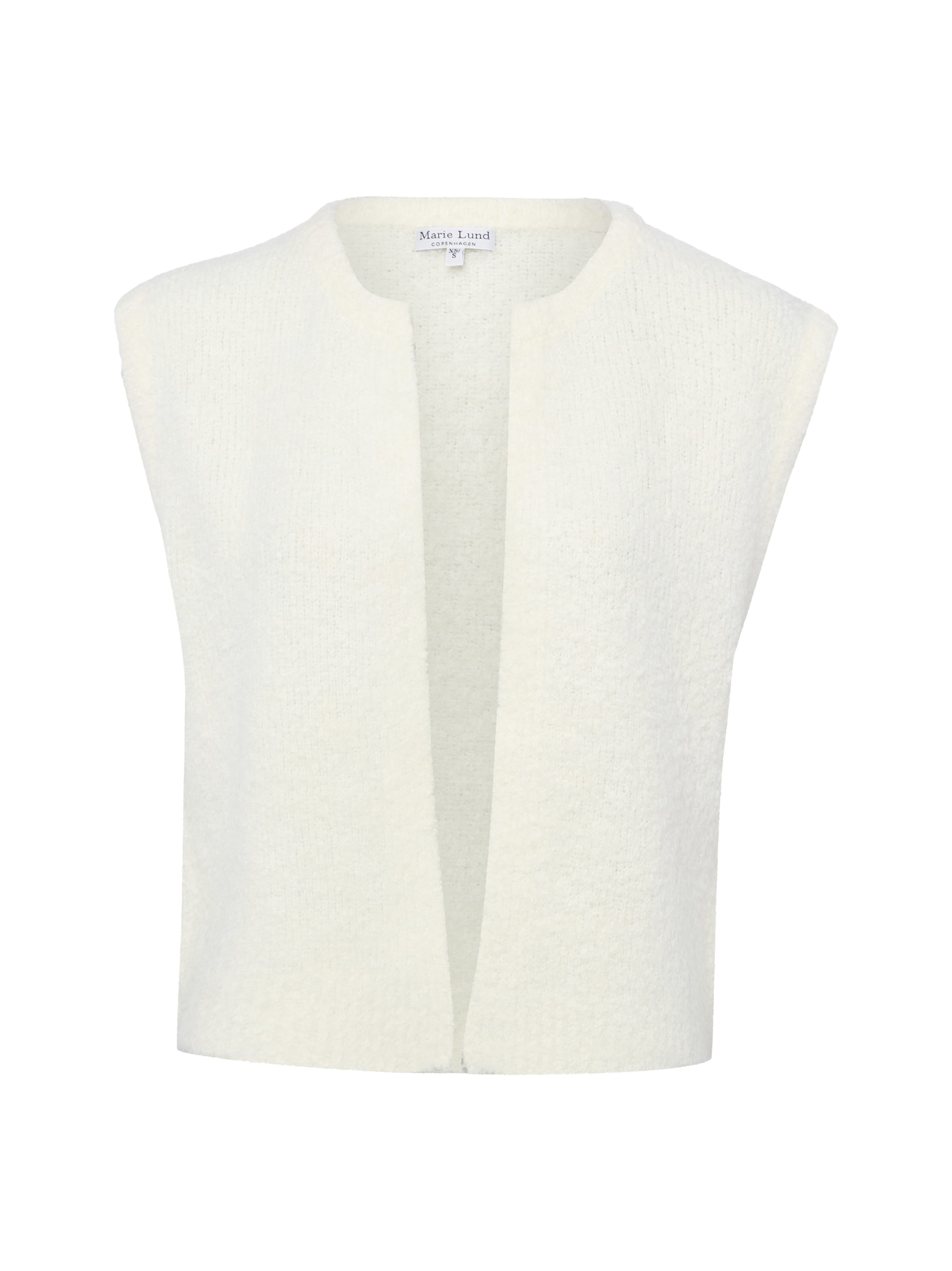 Marie Lund Weste in Beige: Vorderseite