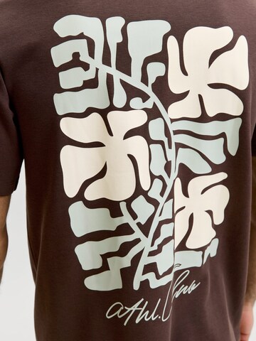 JACK & JONES Shirt 'Abstract' in Brown