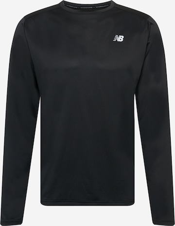 Sweat de sport new balance en noir : devant