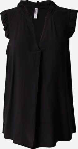 Camicia da donna di Sublevel in nero: frontale