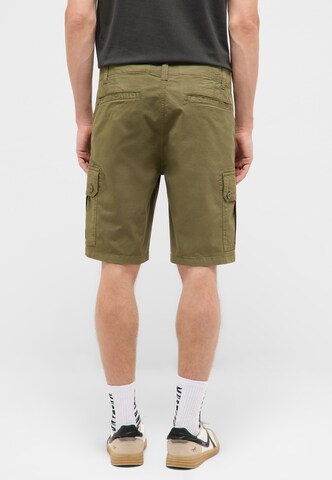 MUSTANG Wide leg Cargo Pants 'Harry Papertouch' in Green