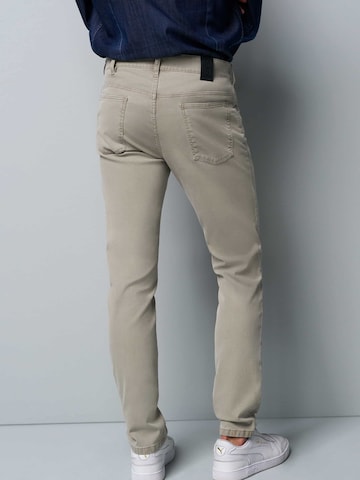 MEYER Slimfit Jeans 'M5' in Beige