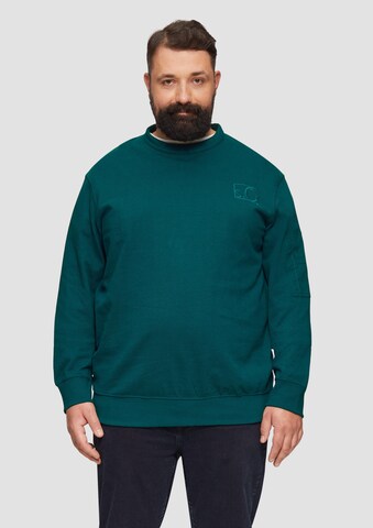 s.Oliver Sweatshirt in Blauw: voorkant