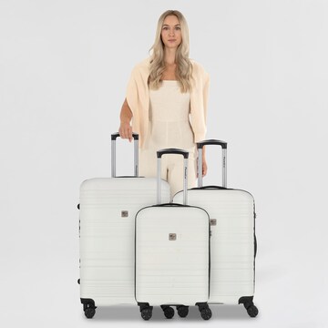 Ensemble de bagages 'Paradise' CHECK.IN en blanc