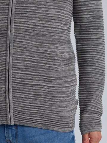 !Solid Regular fit Gebreid vest ' STRUAN ' in Grijs