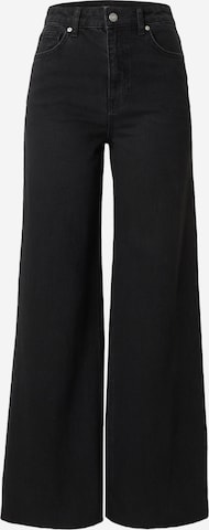 Wide leg Jeans di VERSTIQUE in nero: frontale
