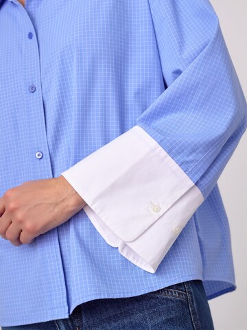 Maglietta ' ElonaCC ' di co'couture in blu: lato