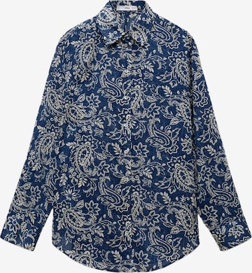 Chemisier 'NEMO' MANGO en bleu : devant