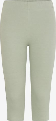 Oxmo - Slimfit Leggings ' OXLOV ' en verde: frente