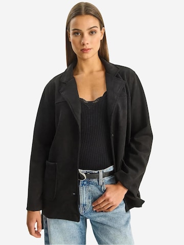 Bianco Lucci Tussenjas in Zwart: voorkant