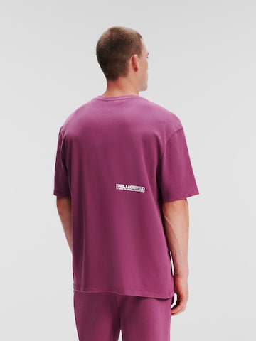 Karl Lagerfeld Shirt 'Rue St-Guillaume' in Roze