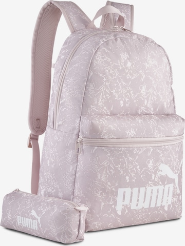 PUMA Backpack 'Phase 20' in Pink: front