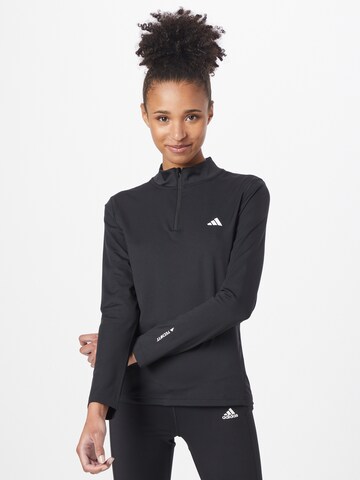 ADIDAS PERFORMANCE - Camiseta funcional 'Techfit ' en negro: frente