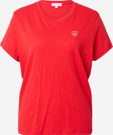 PJ Salvage Slaapshirt in Rood: voorkant