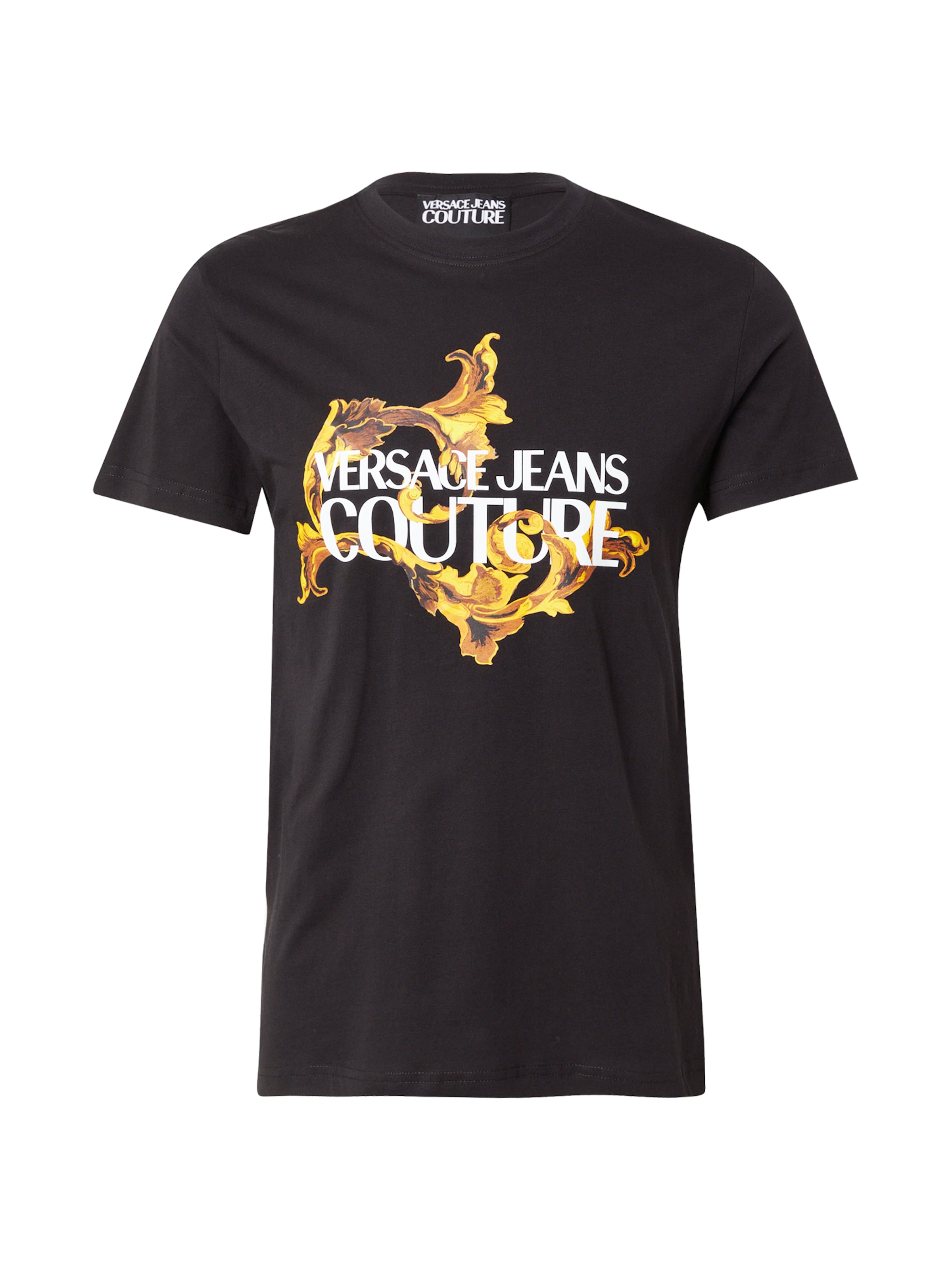 Versace Jeans Couture Μπλουζάκι σε μαύρο: μπροστά