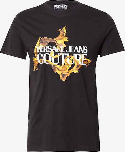 Versace Jeans Couture T-Krekls, krāsa - brūns / safrāna / melns / balts, Preces skats