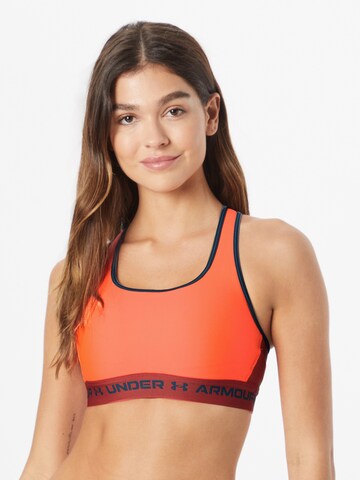 UNDER ARMOUR Bustier Sport-BH in Orange: Vorderseite