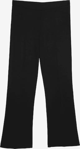 Someday - Pierna ancha Pantalón de pinzas en negro: frente
