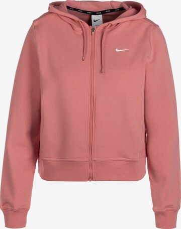 NIKE Sportief sweatvest in Rood: voorkant