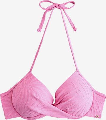 Hauts de bikini Next en rose : devant