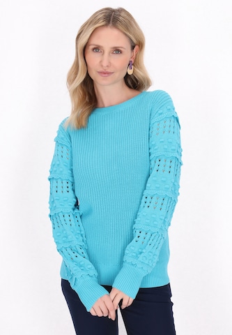 Pull-over Usha en bleu : devant