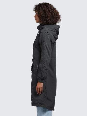 Manteau mi-saison 'Voya3' khujo en noir