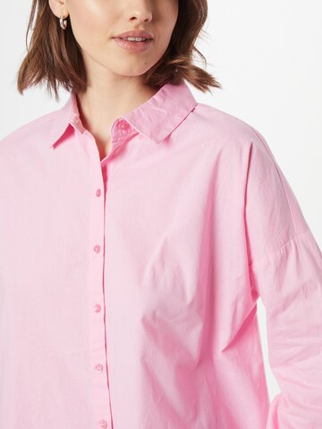 PIECES - Blusa 'Tanne' en rosa