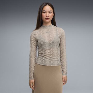 PUMA Shirt in Beige: voorkant