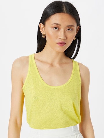 Calvin Klein - Top em amarelo: frente