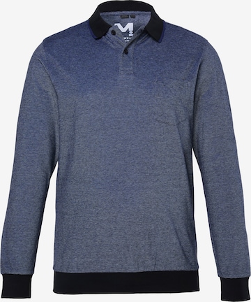 Men Plus Shirt in Blue: front