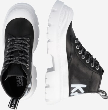 Bottines à lacets 'TREKKA' Karl Lagerfeld en noir