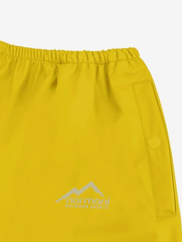 Regular Pantalon fonctionnel 'York' normani en jaune
