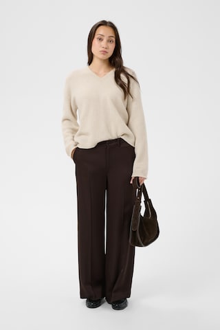 Part Two Wide leg Pants 'Ninnesas' in Brown