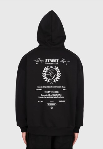 Dropsize Sweatshirt 'Members Club' in Black: front