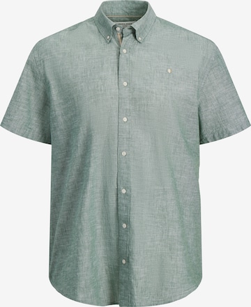 Jack & Jones Plus Košile 'JPRBLUSUMMER' – zelená: přední strana