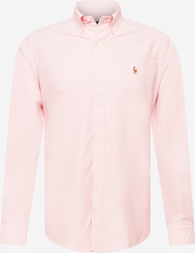Marškiniai iš Polo Ralph Lauren, spalva – mėlyna / ruda / rožių spalva / balta, Prekių apžvalga