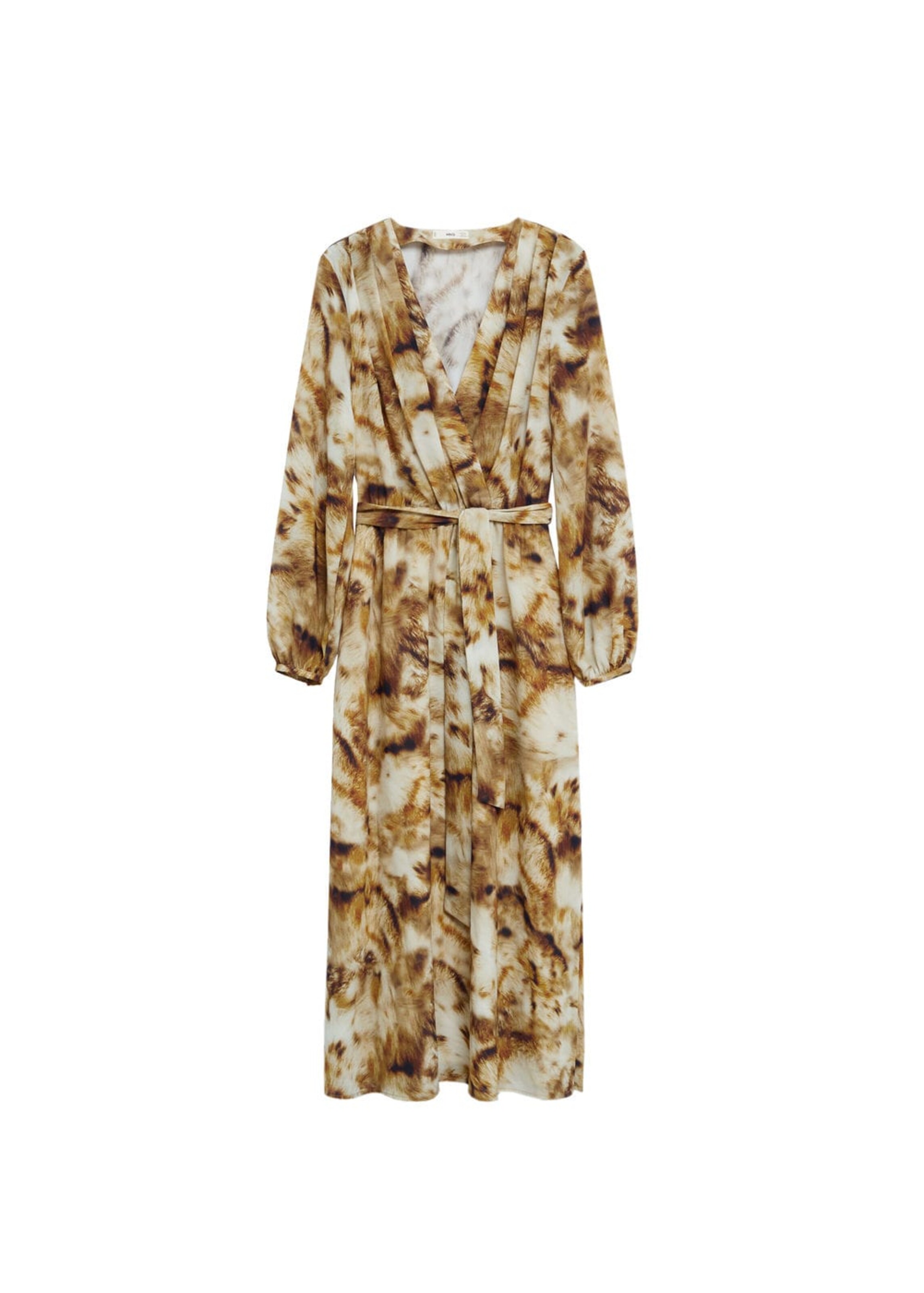 Robe 'Beso' MANGO en marron : devant