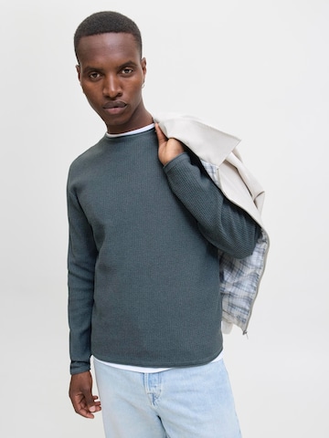 JACK & JONES Pullover 'JJECOOPER' in Grau